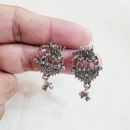 Handcrafted Elephant Pendant Necklace Set