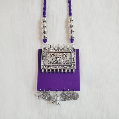 Ethereal Purple Harmony Necklace Set