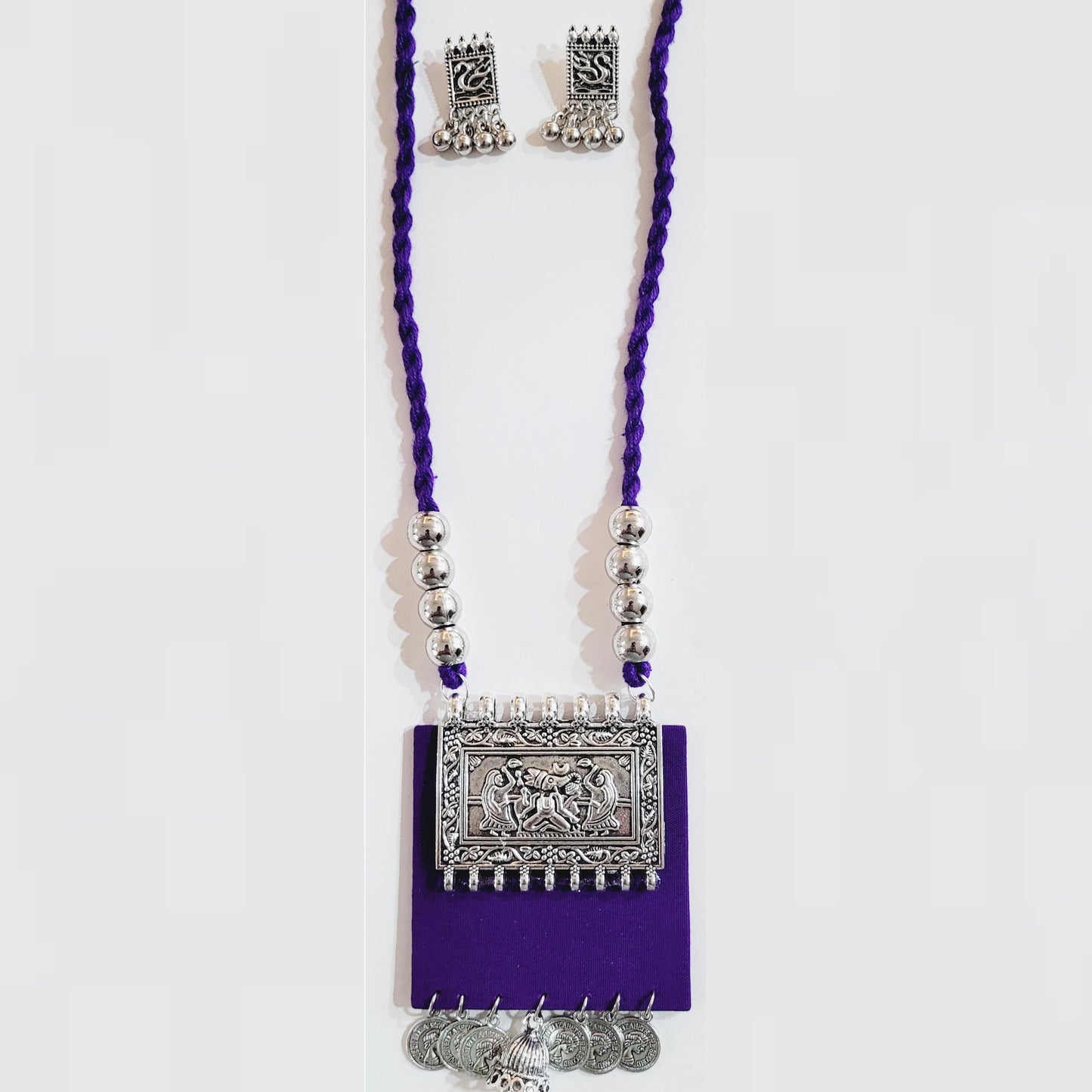 Ethereal Purple Harmony Necklace Set