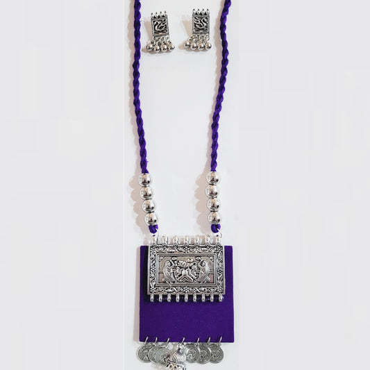 Ethereal Purple Harmony Necklace Set