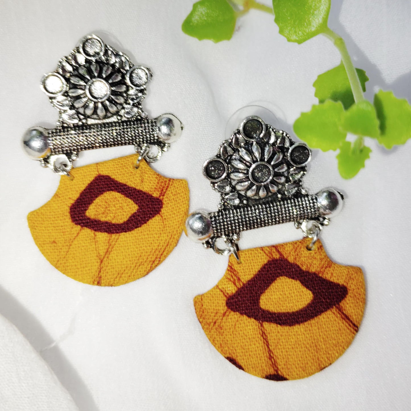 Handcrafted Fabric Earrings