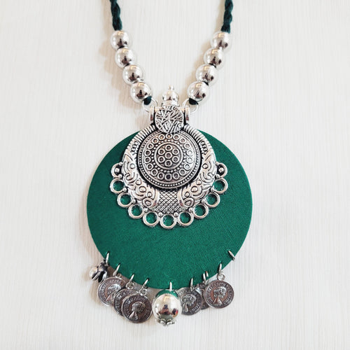 Elegant Green Pendant Set