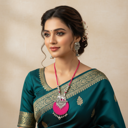 Elephant Harmony Necklace Set