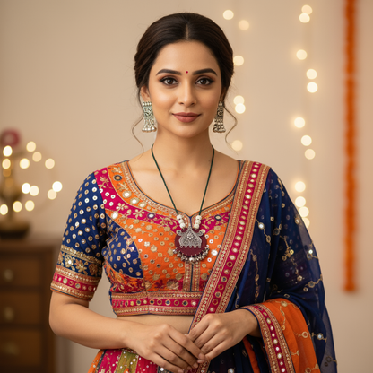 Maroon Elegance Necklace Set