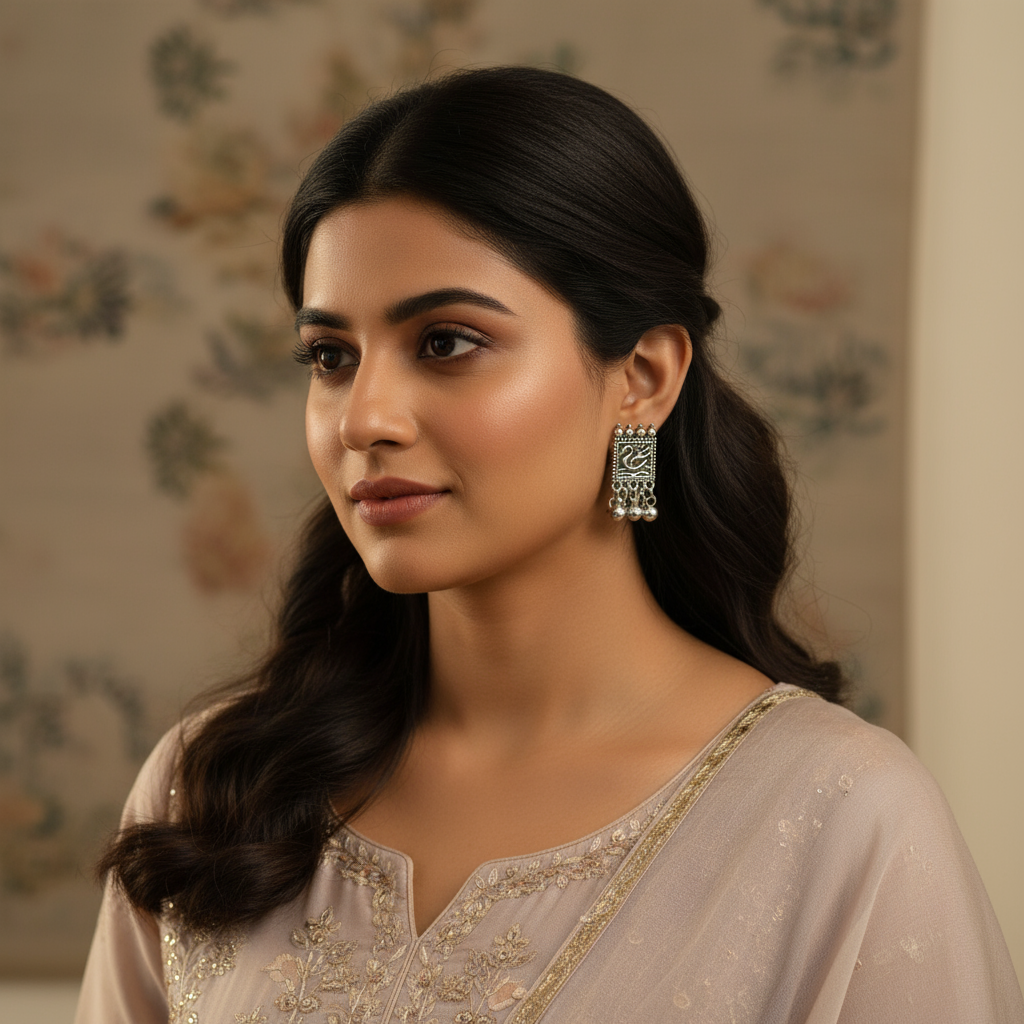 Swan Dangle Earrings