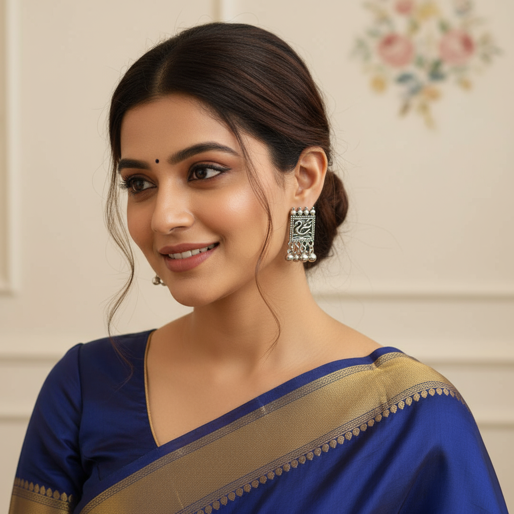 Swan Dangle Earrings